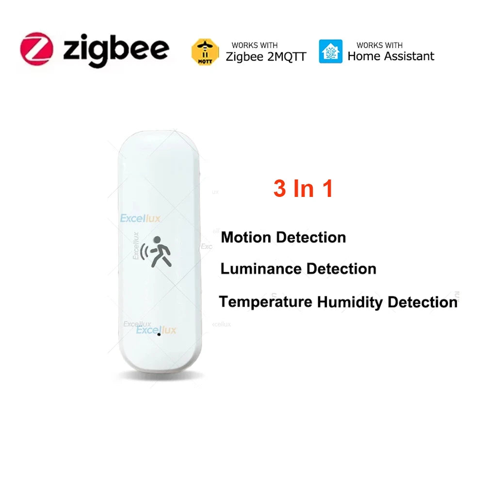 🏠 O SEXTO SENTIDO DA SUA CASA! Sensor de Movimento Inteligente ZigBee - O Cérebro de Segurança 3 em 1 🧠