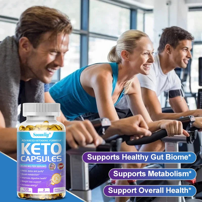 Cápsulas de Vinagre de Maçã Keto - Queima de Gordura, Desintoxicação e Acelerador de Metabolismo