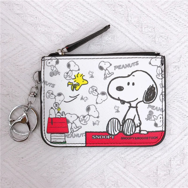 🐾 Snoopy Coin Purse – Cute Zipper Wallet for Kids, Teens & Adults
